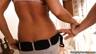 Big tits MILF Ariella Ferrera having fun by sucking and fucking two guys