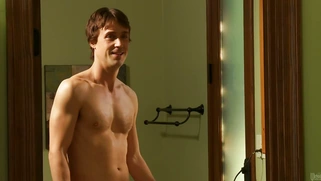 Sexy gardener Nicole Aniston get naked and cant wait to show him her hairy bush