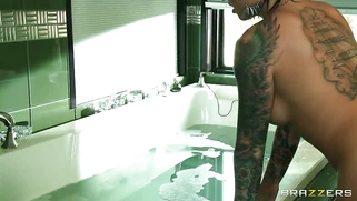 Anal teen Christy Mack enjoys her tight ass pounded in the bathroom