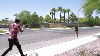 Lela Star caught a peeping tom filming her big ass