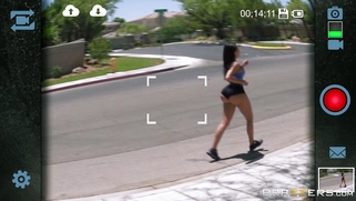 Lela Star caught a peeping tom filming her big ass