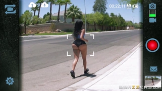 Lela Star caught a peeping tom filming her big ass