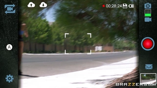 Lela Star caught a peeping tom filming her big ass