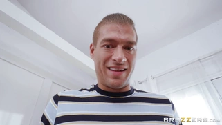 Katana Kombat and Kristen Scott give blowjob to Xander Corvus