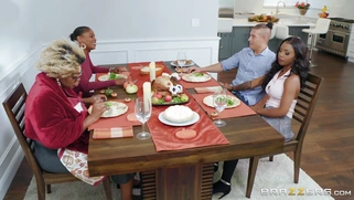 Sarah Banks seduces Xander Corvus who came to her mother