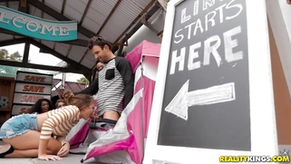 19yo Gia Derza is sucking Alex Legend's hard cock