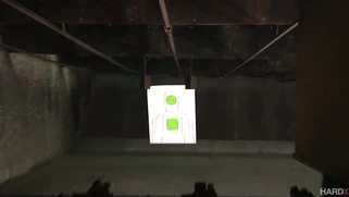 Anikka Albrite having fun at the shooting range