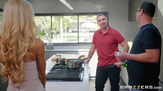 Courtney Taylor seduces her husband's friend Keiran