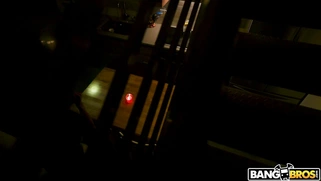 Vienna Black gets [censored] by a robber in mask