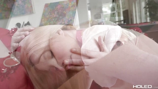 Teen Kenzie Reeves gets assfucked cowgirl style