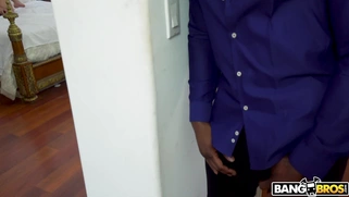 Busty Aaliyah Hadid is dildoing her pussy