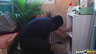 Violet Myers gets [censored] by an intruder