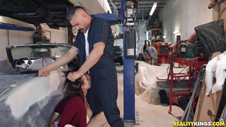 Nadia White gets her throat fucked by Charles Dera