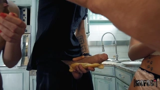 Lady Bug and Angel Emily are sucking Danny D's big cock