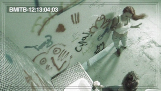 Kinky redhead Billie Rai spies on a hot peeing dude