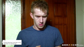 Danny D takes a pic as Ava Courcelles receives his cumshot