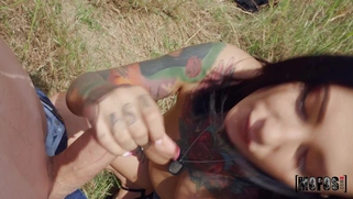 Ukrainian Adel Asanty is sucking cock in POV