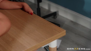 Busty Julia De Lucia gets assfucked on the desk