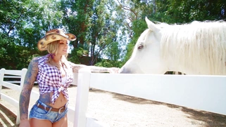 Karma Rx shows off her amazing big tits and ass