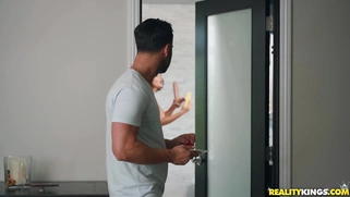 Antonella La Sirena is sucking the big dildo