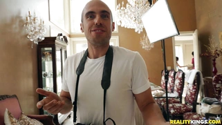 Big titted Gabbie Carter gets her pussy licked