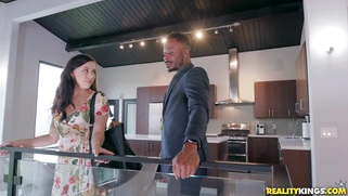 Whitney Wright sucks black cock and her husband is none the wiser