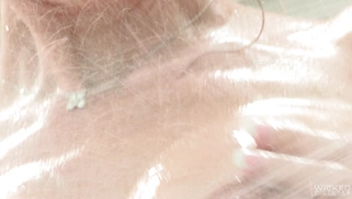 Busty blonde mom Brandi Love takes a hot shower