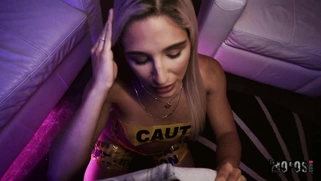 Abella Danger is sucking the big dick in POV