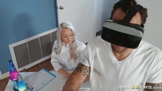 Alex Legend in VR meets Nicolette Shea