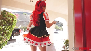 Jill Kassidy is sucking the huge cock in POV