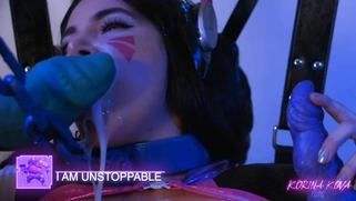 MILF Korina Kova is playing with the dildos