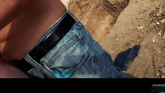 Tattooed Carly Rae gets fucked from behind outdoors