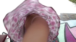 Gorgeous young brunette Marley Brinx has a puffy cameltoe