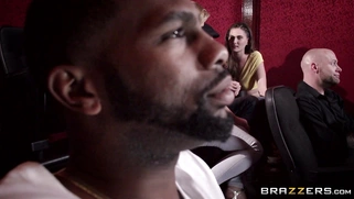 Cherie DeVille caught her stepdaughter Molly Jane sucking cock at the theatre