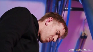 Shona River is sucking Danny D's huge cock