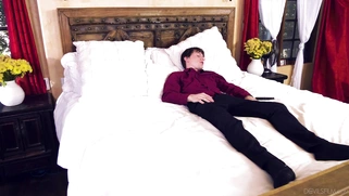 Candice Dare is sucking cock and licking balls