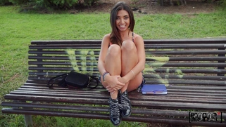 Latina Frida Sante is sucking cock in POV