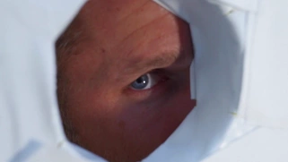 Ebony mom Osa Lovely is sucking the white cock through the glory hole