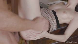 Lina Luxa gets her pussy drilled on the desk