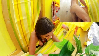 Jynx Maze bent over the lemonade stand and fucked