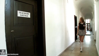 Angel Blade gets her ass spanked and licked by horny teacher