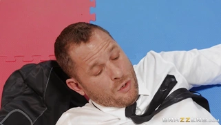 Alison Avery is sucking cock and licking balls