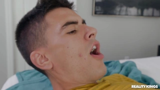 Missy Martinez is sucking cock and licking balls in POV