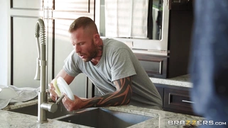 Moriah Mills is sucking cock and her husband is none the wiser