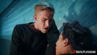 Madison Ivy in sexy black boots gets her pussy plowed