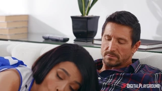 Kimmy Granger and Aaliyah Hadid give nice blowjob