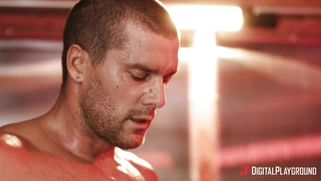 Angela White is sucking dick being assfucked from behind