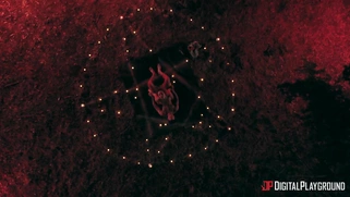 Abigail Mac gets fucked in cowgirl position outdoors