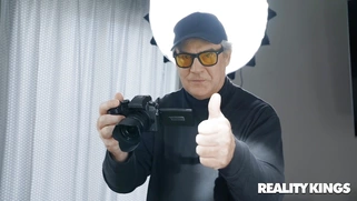 Ryan Conner in sexy lingerie gives nice blowjob