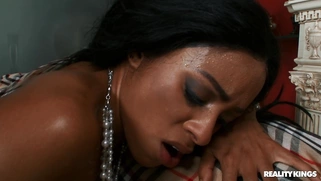 Ebony Anya Ivy gets fucked by Levi Cash doggystyle